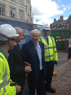 Boris Johnson on tour