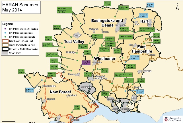 Map Of Hampshire Villages Inside Housing - Insight - The Power Of Persuasion