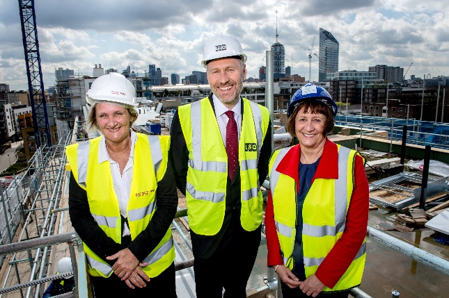 Yvonne Arrowsmith, David Montague and Elaine Bailey 